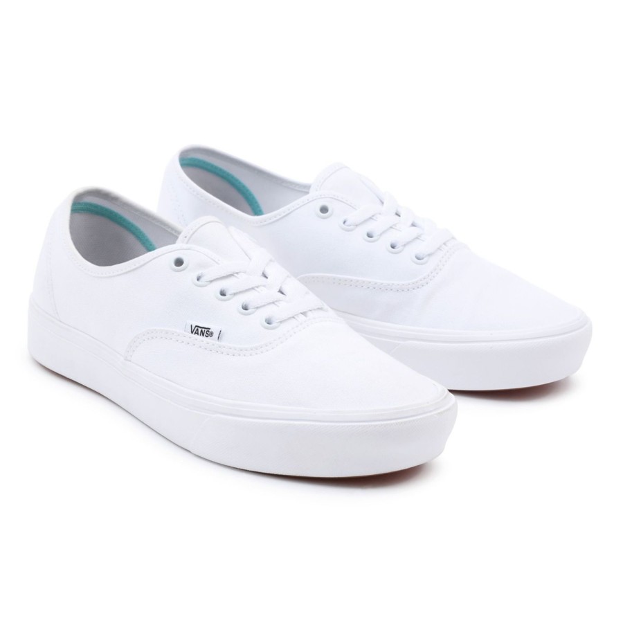 Damen VANS Comfycush Schuhe | Classic Comfycush Authentic Schuhe Weis