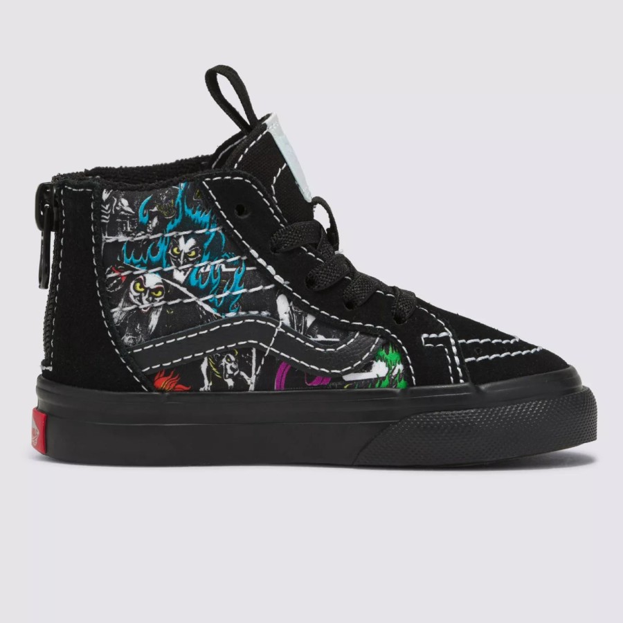 Kinder VANS Classics | Kleinkinder Disney X Vans Sk8-Hi Zip Schuhe (1-4 Jahre) Multicolour