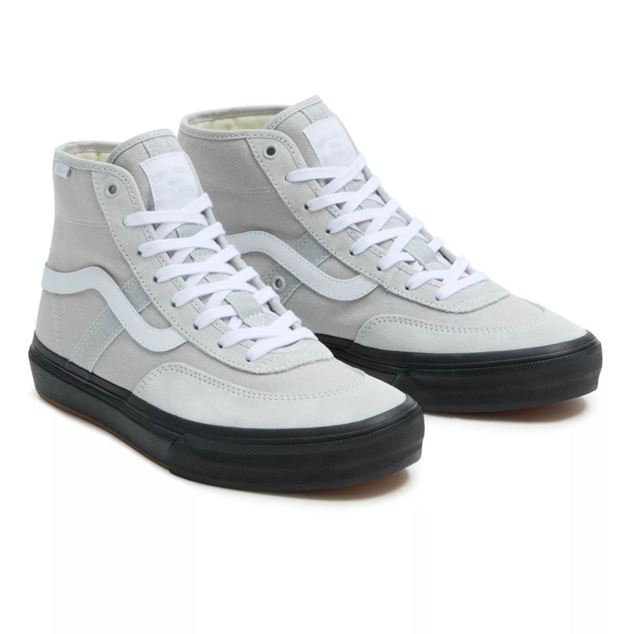 Herren VANS Skateschuhe | Crockett High Schuhe Grau