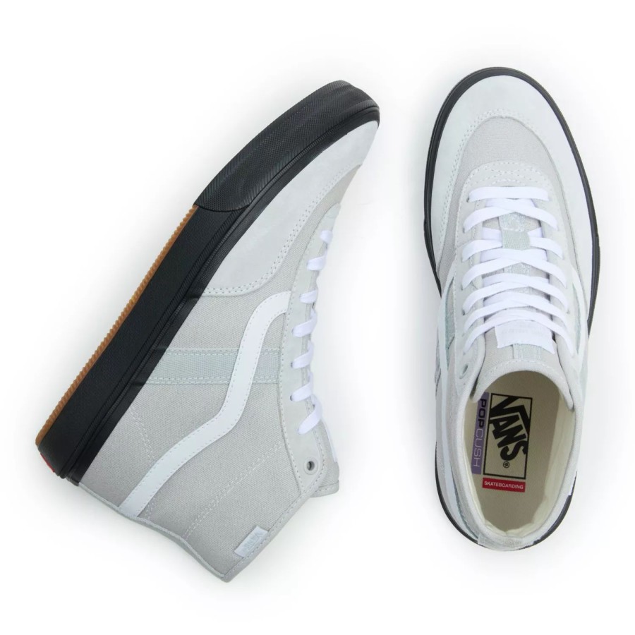 Herren VANS Skateschuhe | Crockett High Schuhe Grau