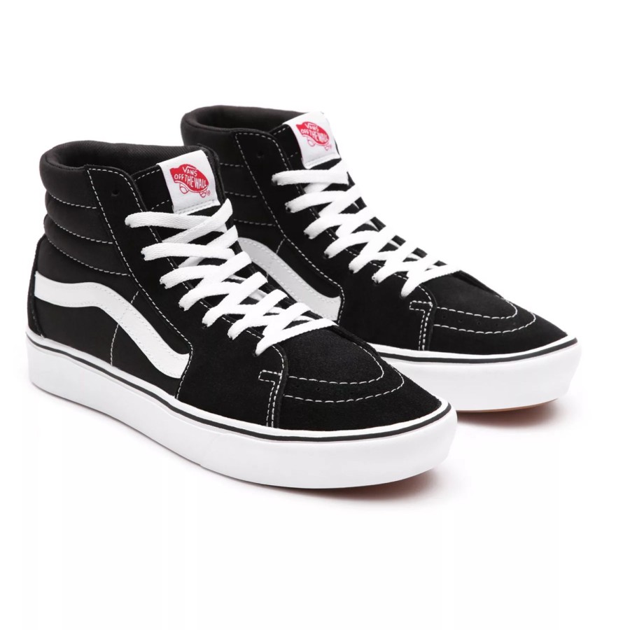 Herren VANS Classics | Comfycush Sk8-Hi Schuhe Schwarz