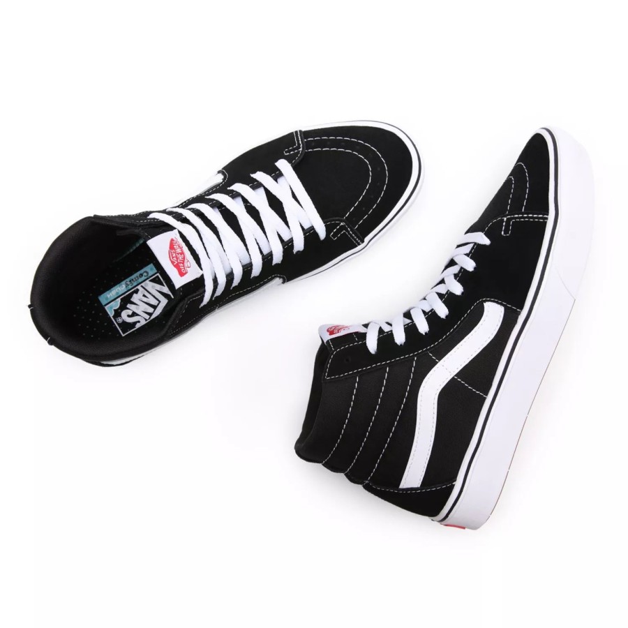 Herren VANS Classics | Comfycush Sk8-Hi Schuhe Schwarz