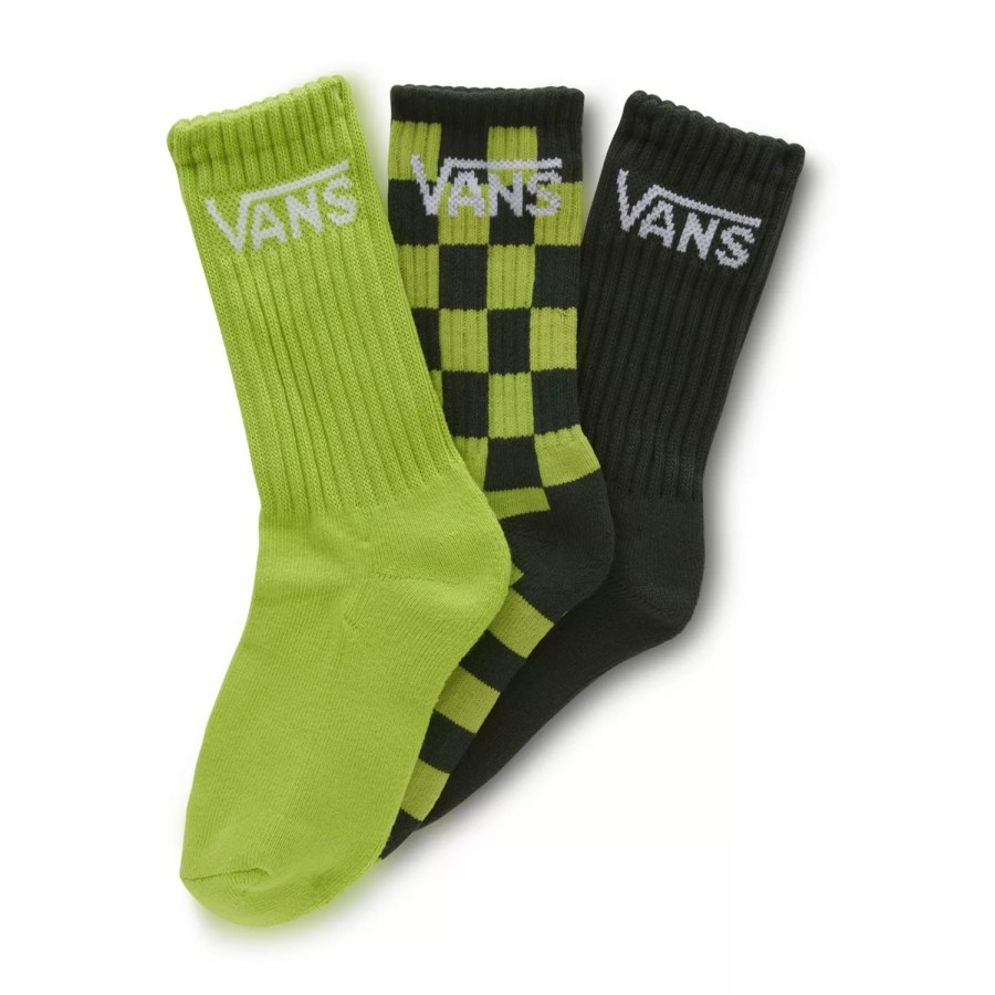 Kinder VANS Socken | Kinder Classic Crew Socken (3 Paar) Grun