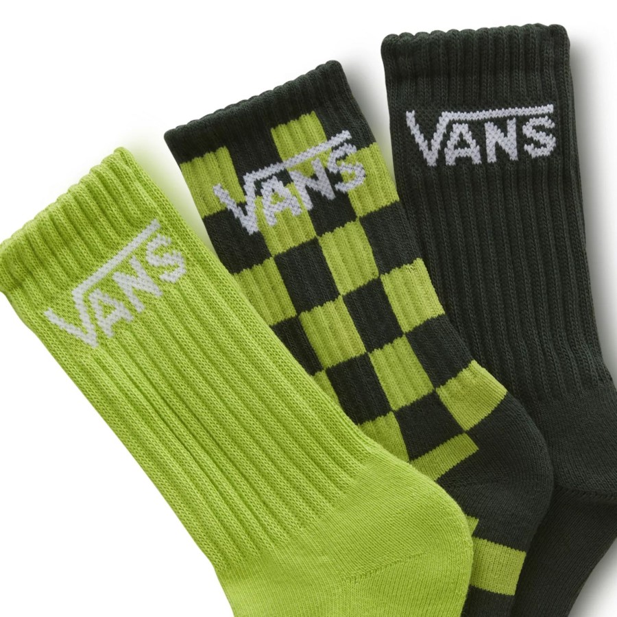 Kinder VANS Socken | Kinder Classic Crew Socken (3 Paar) Grun