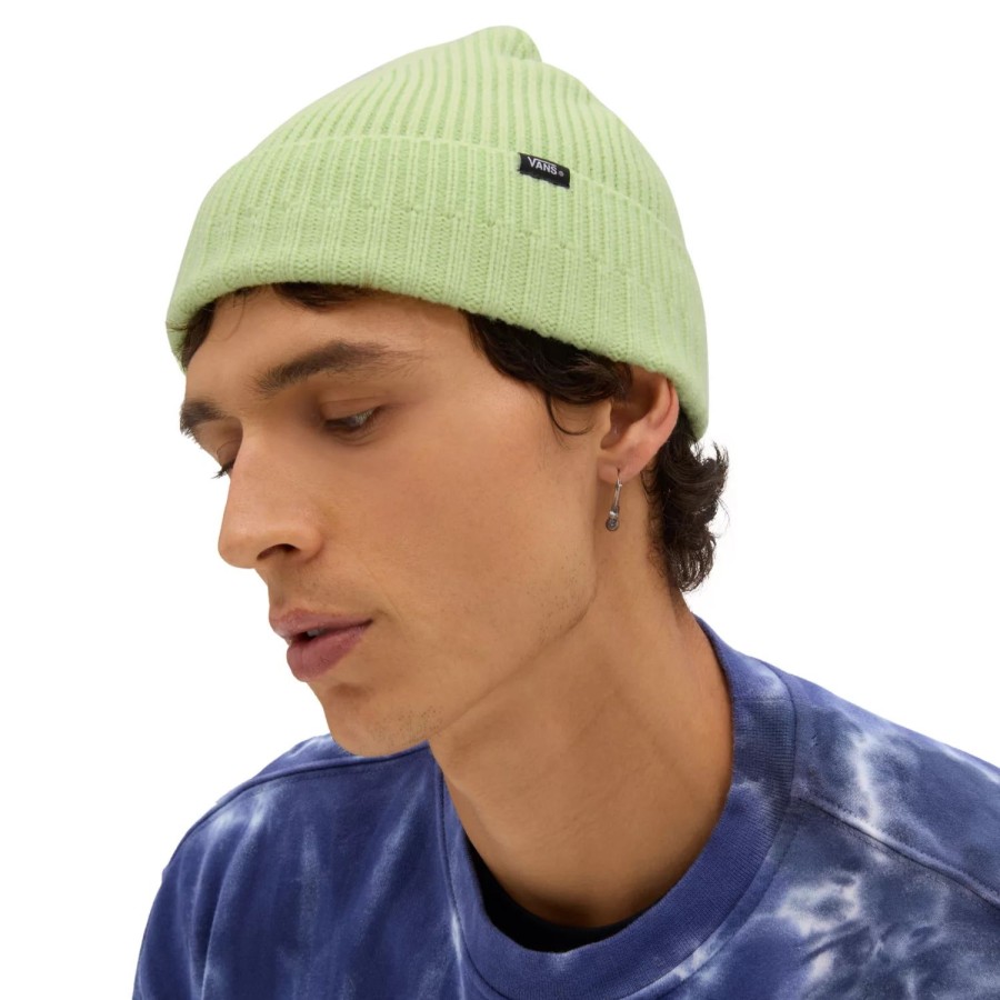 Herren VANS Mutzen, Caps & Hute | Imbler Beanie Mit Umschlag Grun