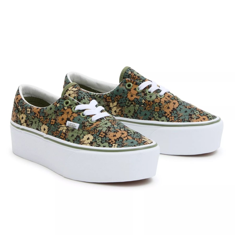 Damen VANS Classics | Era Stackform Schuhe Grun