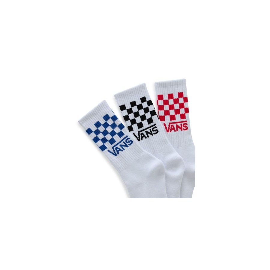 Kinder VANS Socken | Kinder Drop V Classic Check Crew Socken (3 Paar) Multicolour