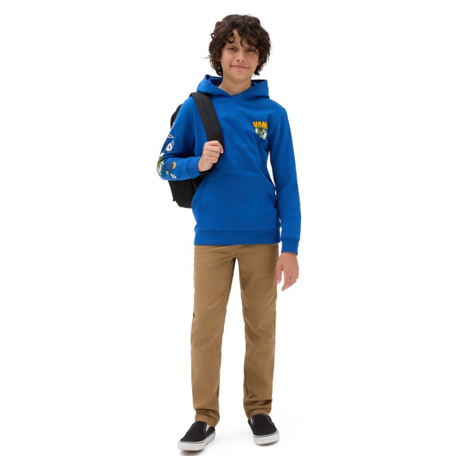 Kinder VANS Jungen-Bekleidung (8-14+) | Jungen Space Junk Hoodie (8-14 Jahre) Blau