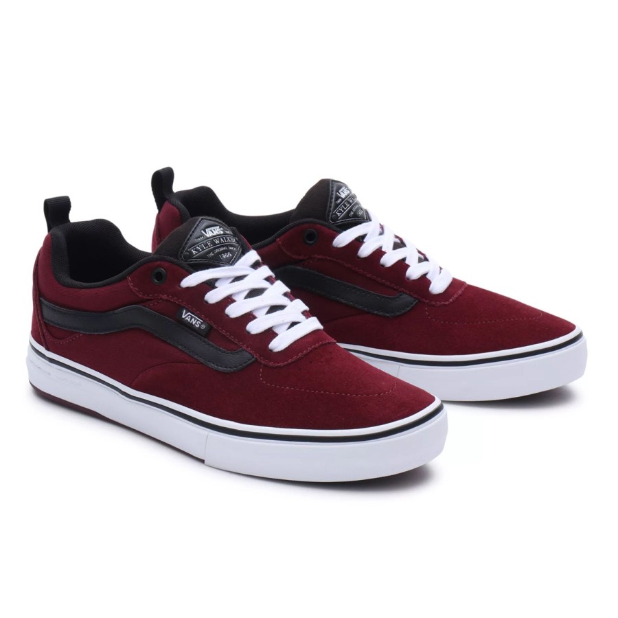 Herren VANS Low-Top-Schuhe | Kyle Walker Schuhe Rot