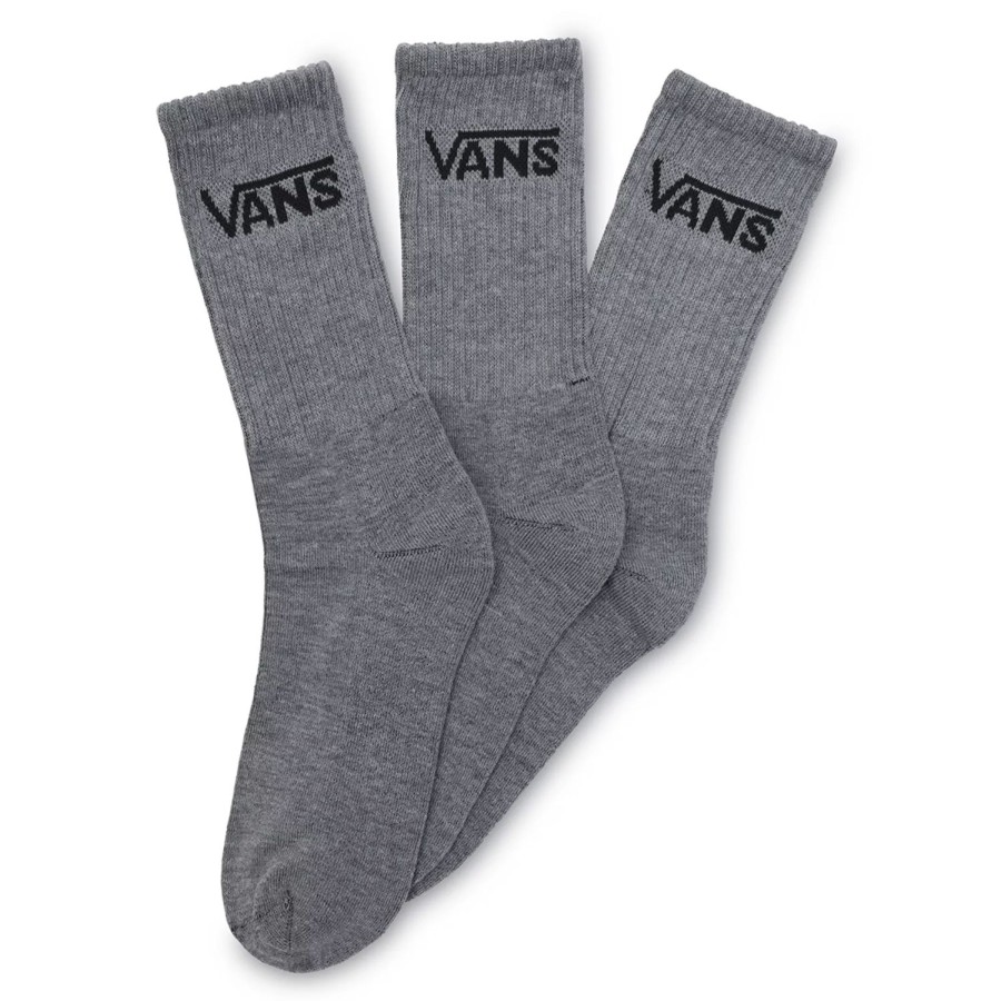 Damen VANS Socken | Classic Crew Socken (3 Paar) Grau