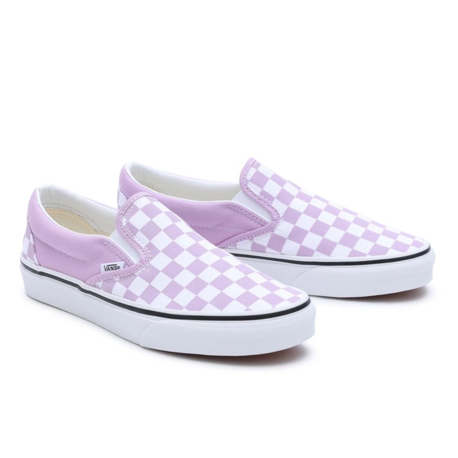 Herren VANS Slip-On-Schuhe | Color Theory Classic Slip-On Schuhe Violett