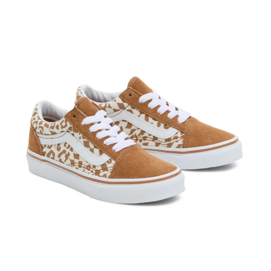 Kinder VANS Kinderschuhe (4-8 Jahre) | Kleine Kinder Old Skool Schuhe (4-8 Jahre) Braun