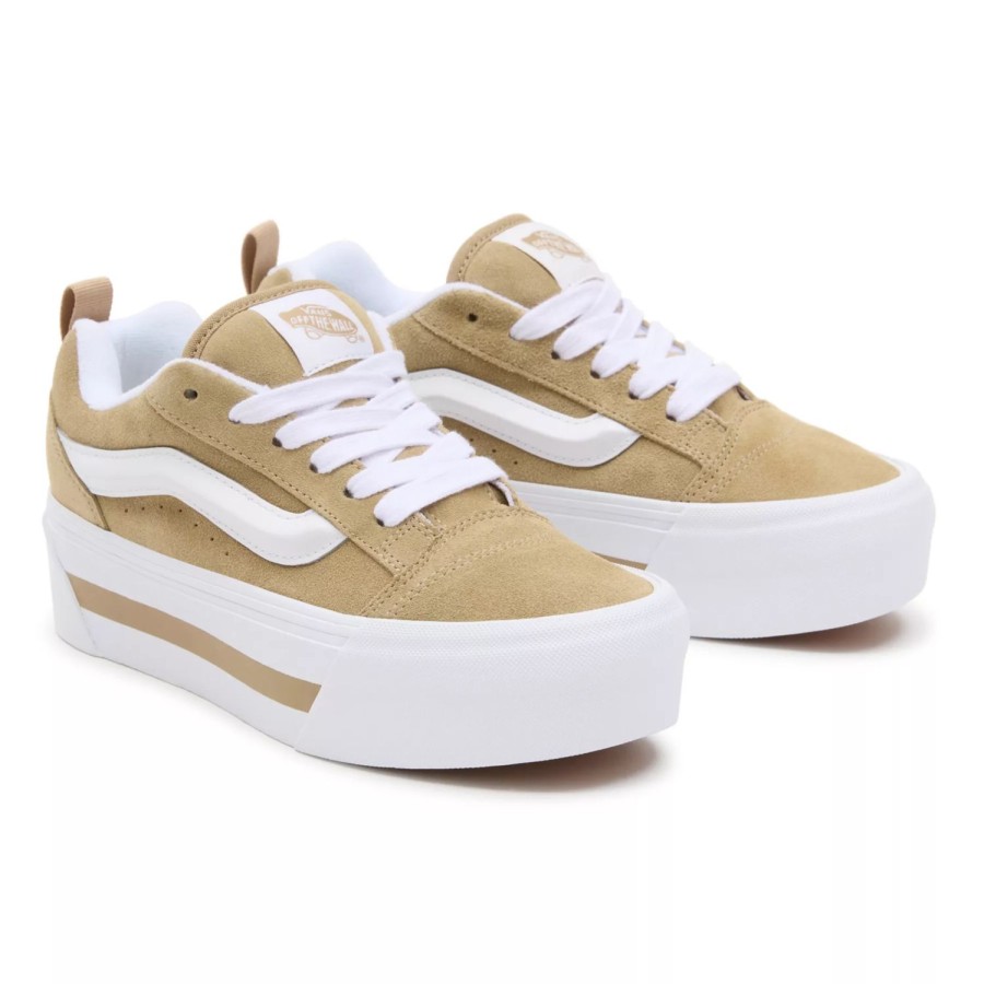 Damen VANS Low-Top Sneaker | Knu Stack Schuhe Beige