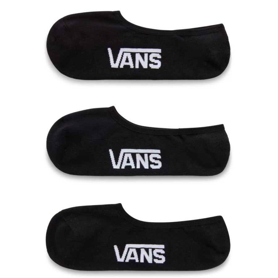 Damen VANS Socken | Classic No Show Socken (3 Paar) Schwarz