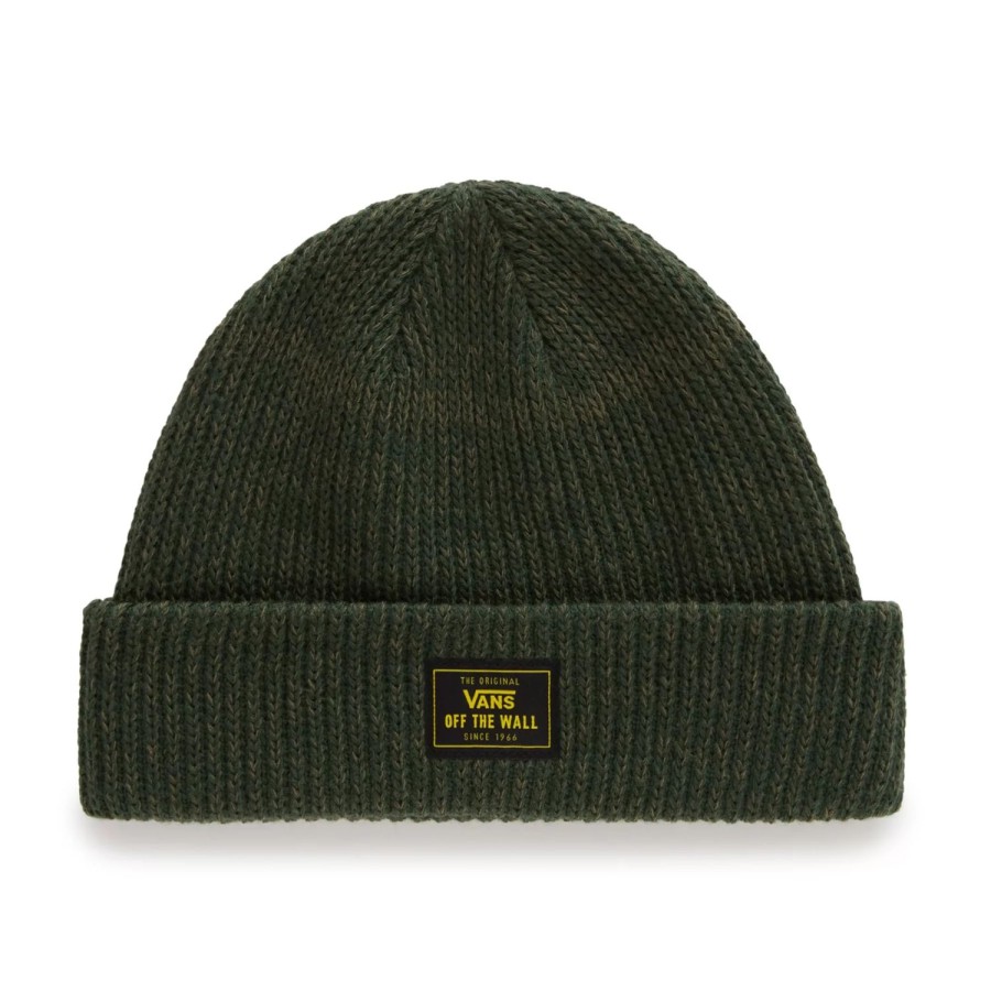 Herren VANS Mutzen, Caps & Hute | Bruckner Beanie-Mutze Mit Umschlag Grun