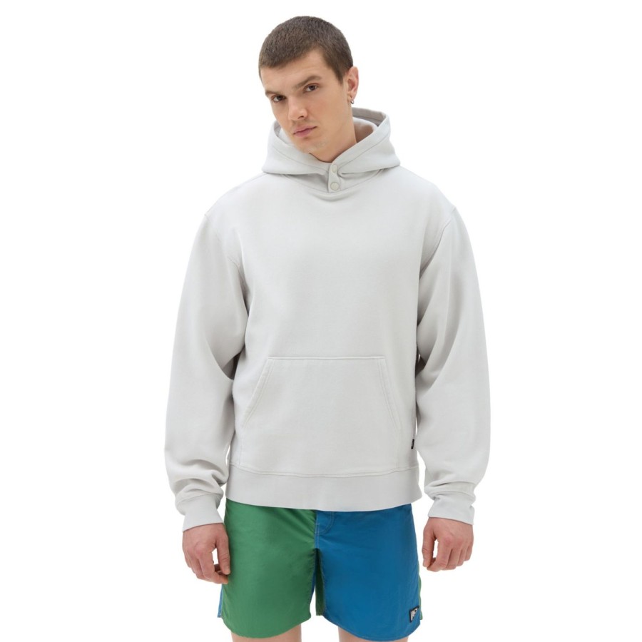 Herren VANS Kapuzenpullover & Sweatshirts | Pilgrim Hoodie Aus Fleece Weis