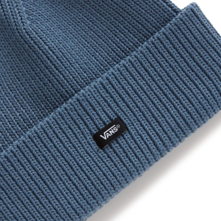 Herren VANS Mutzen, Caps & Hute | Post Shallow Cuff Beanie Mutze Blau