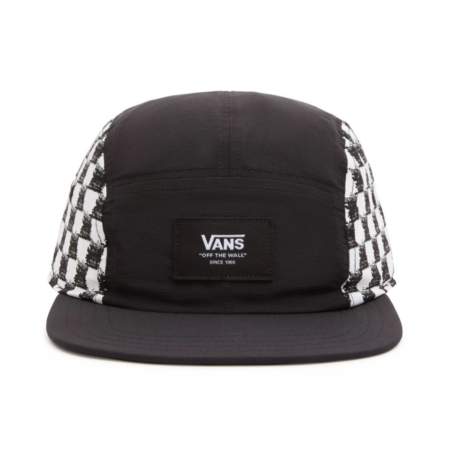 Herren VANS Mutzen, Caps & Hute | Diy Checkerboard Curved Bill Kappe Schwarz