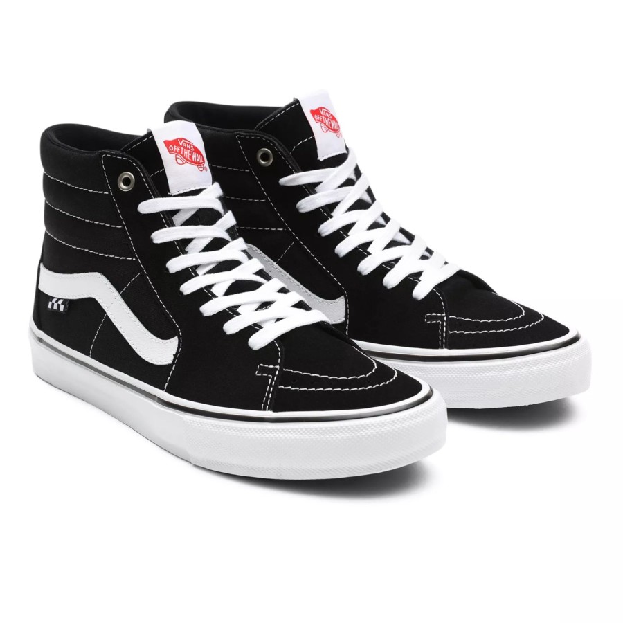 Damen VANS Low-Top Sneaker | Sk8-Hi Skateschuhe Schwarz