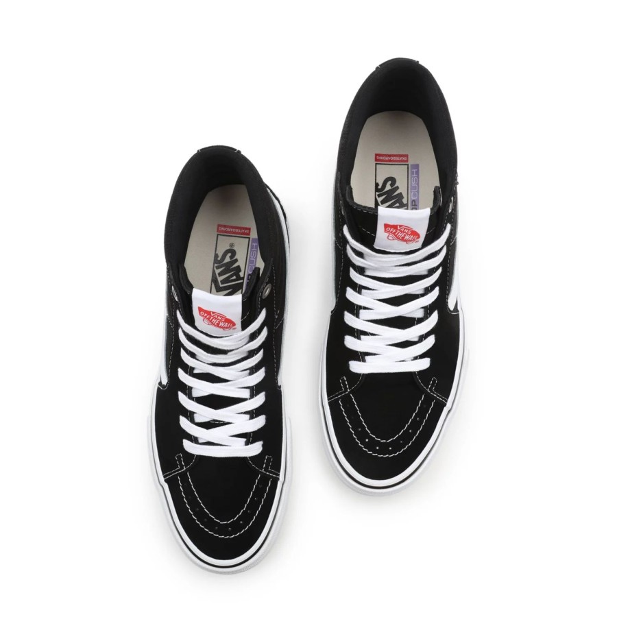 Damen VANS Low-Top Sneaker | Sk8-Hi Skateschuhe Schwarz