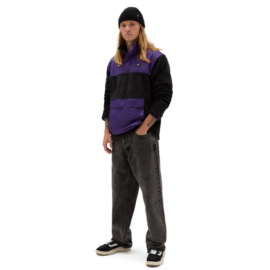 Herren VANS Kapuzenpullover & Sweatshirts | Mammoth Pullover Schwarz, Violett