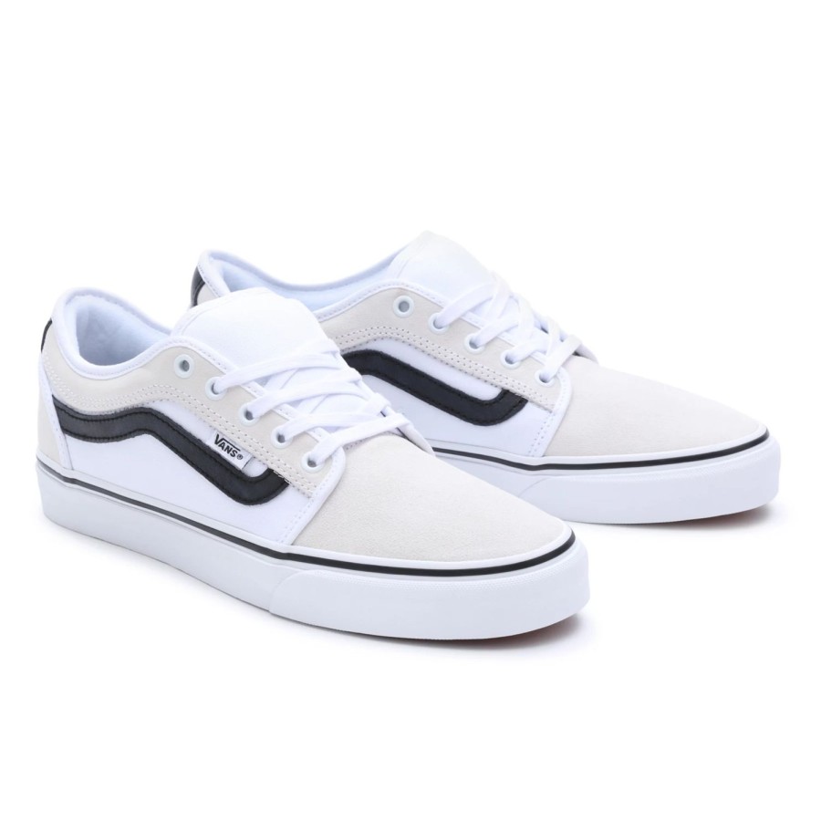 Herren VANS Skateschuhe | Chukka Low Sidestripe Schuhe Weis