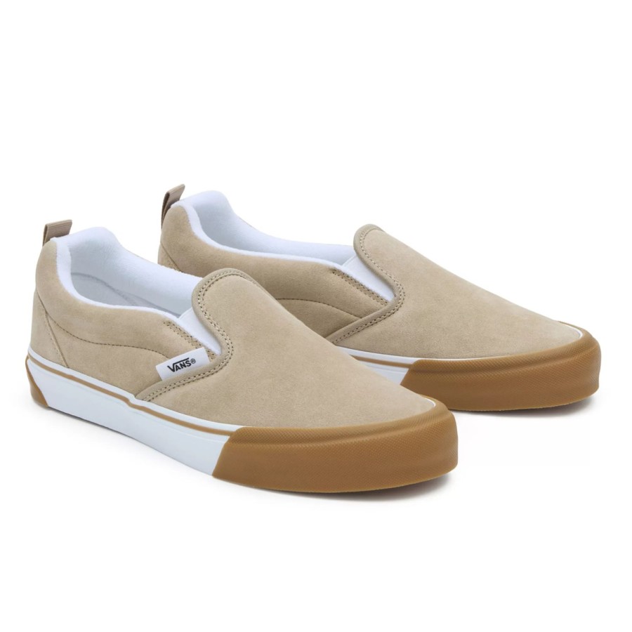 Herren VANS Slip-On-Schuhe | Knu Slip Schuhe Aus Wildleder Beige