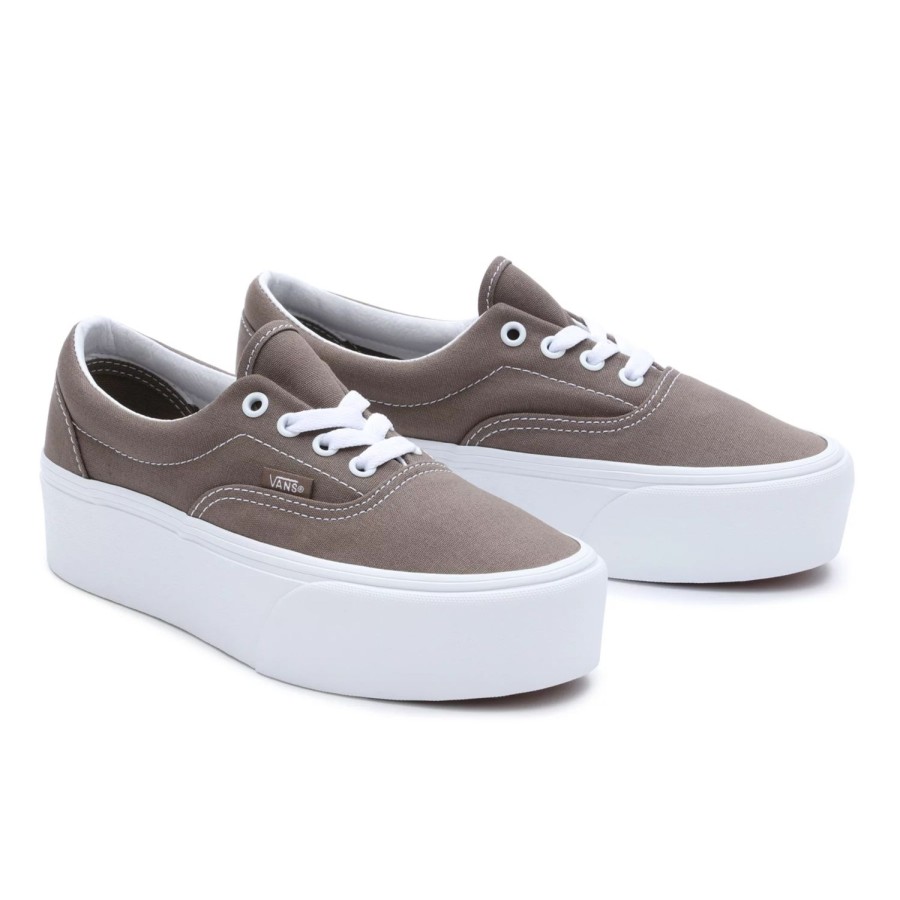 Damen VANS Plateauschuhe | Era Stackform Schuhe Braun