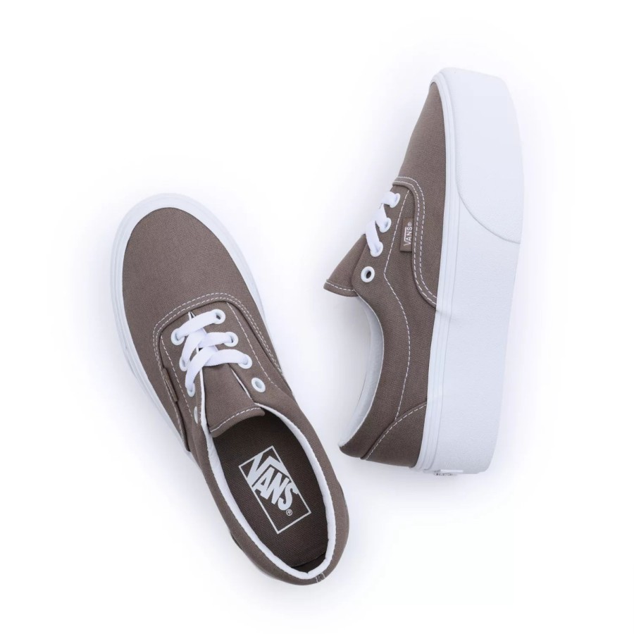 Damen VANS Plateauschuhe | Era Stackform Schuhe Braun