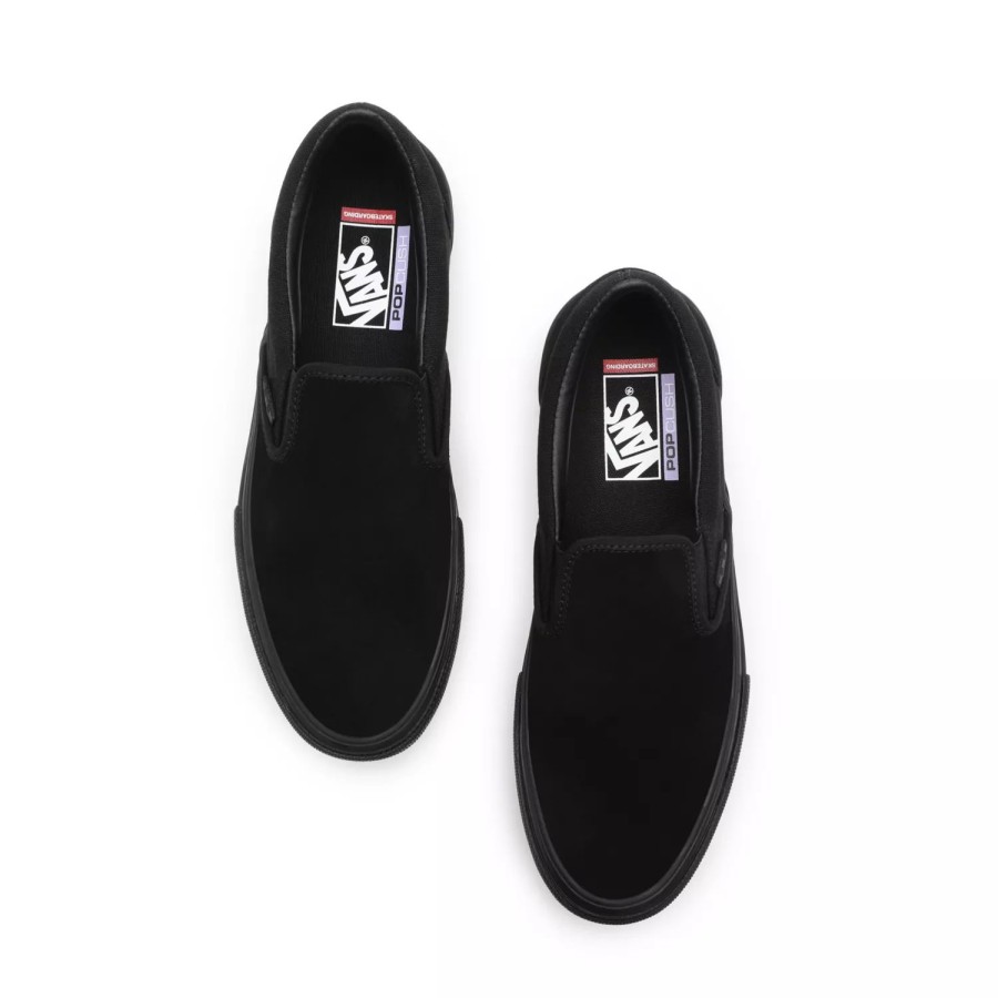 Herren VANS Slip-On-Schuhe | Slip-On Skateschuhe Schwarz