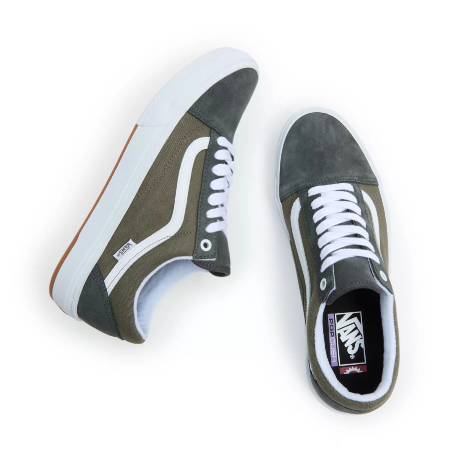 Herren VANS Low-Top-Schuhe | Bmx Old Skool Schuhe Grau