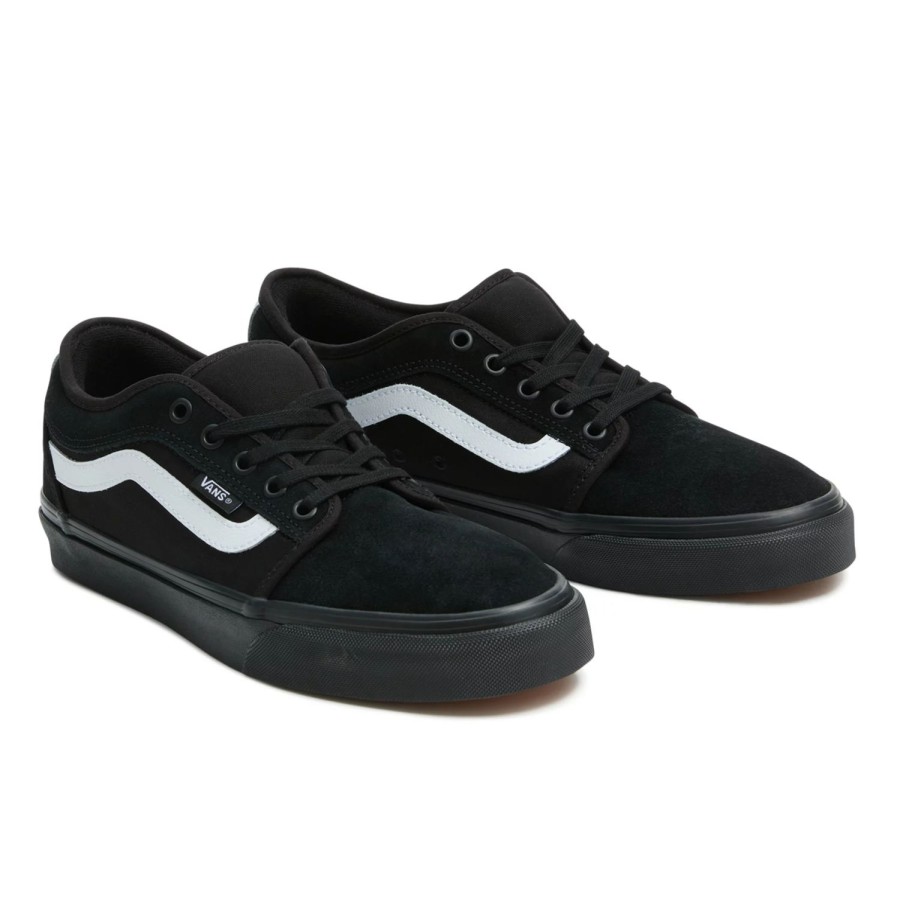 Damen VANS Skateschuhe | Chukka Low Sidestripe Schuhe Schwarz, Weis