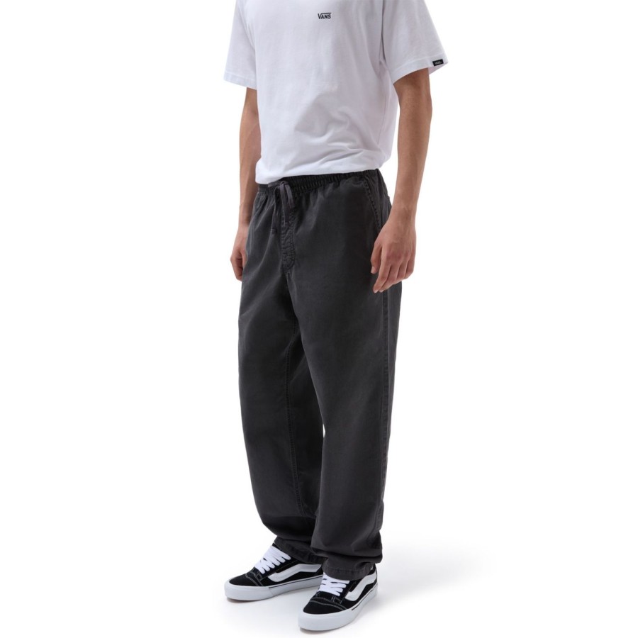 Herren VANS Hosen Guide | Lockere, Schmal Zulaufende Hose Mit Salzwasch-Optik Grau