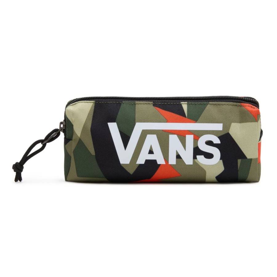 Kinder VANS Taschen & Rucksacke | Off The Wall Federmappchen Schwarz, Grun