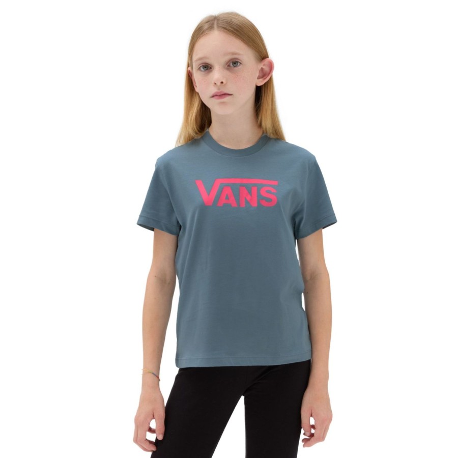 Kinder VANS Madchen-Bekleidung (8-14+) | Madchen Flying V Crew T-Shirt (8-14 Jahre) Multicolour