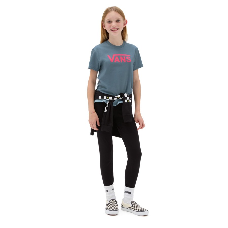 Kinder VANS Madchen-Bekleidung (8-14+) | Madchen Flying V Crew T-Shirt (8-14 Jahre) Multicolour