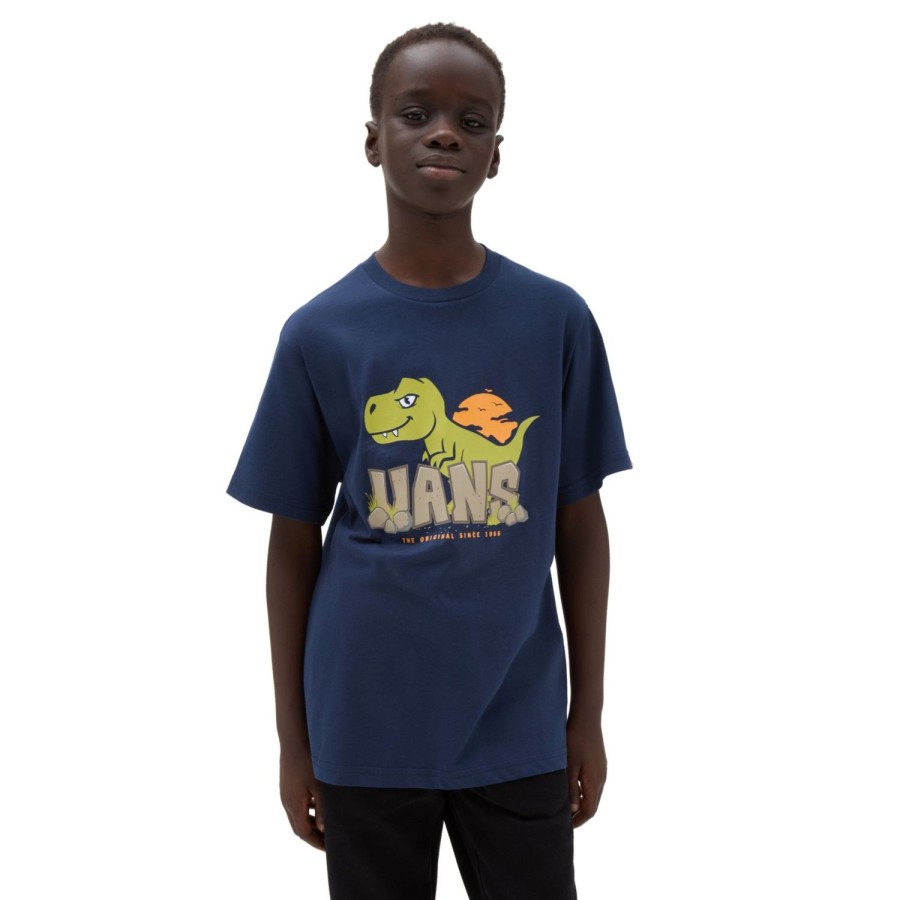 Kinder VANS Jungen-Bekleidung (8-14+) | Jungen Dinostone T-Shirt (8-14 Jahre) Blau