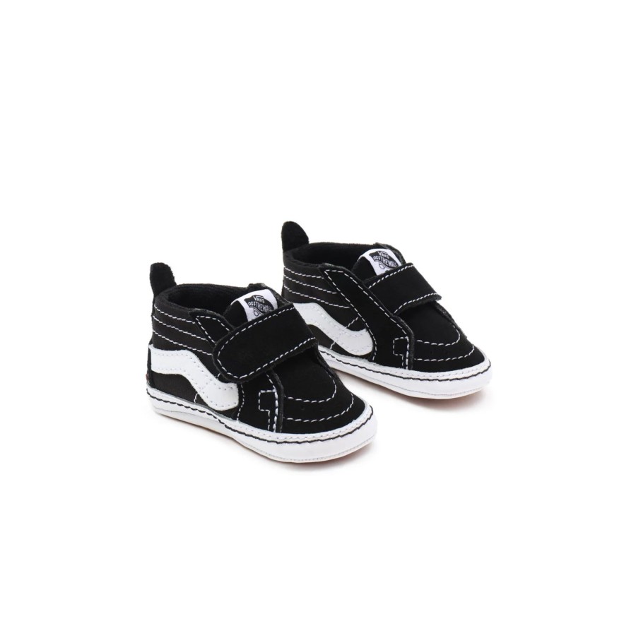 Kinder VANS Classics | Kleinkind Sk8-Hi Crib Schuhe (0-1 Jahr) Schwarz