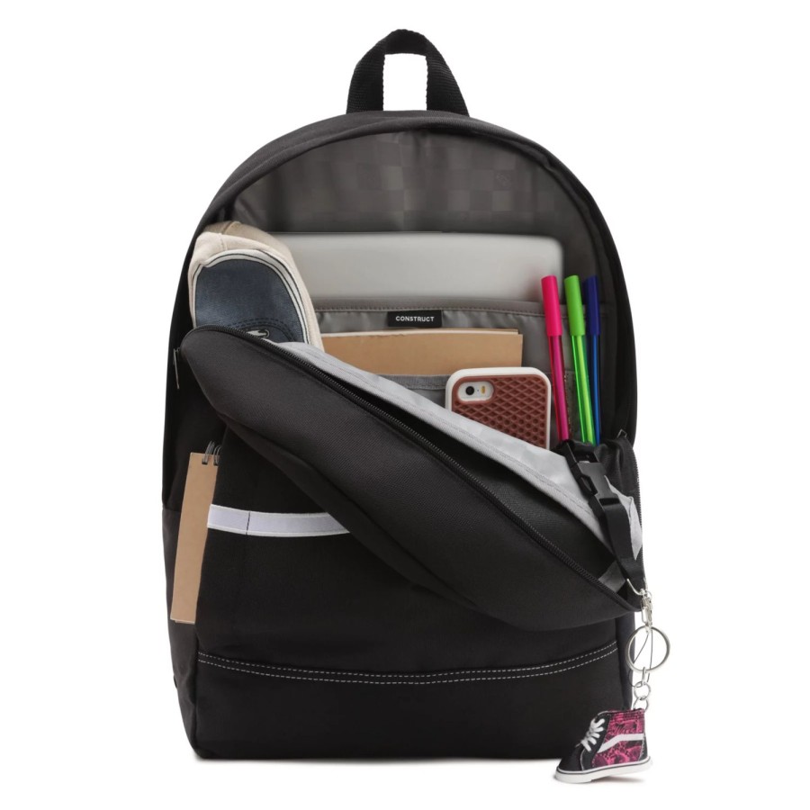 Damen VANS Taschen & Rucksacke | Construct Skool Rucksack Schwarz, Weis