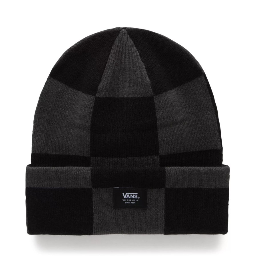 Herren VANS Mutzen, Caps & Hute | Mte Beanie Mit Umschlag Grau