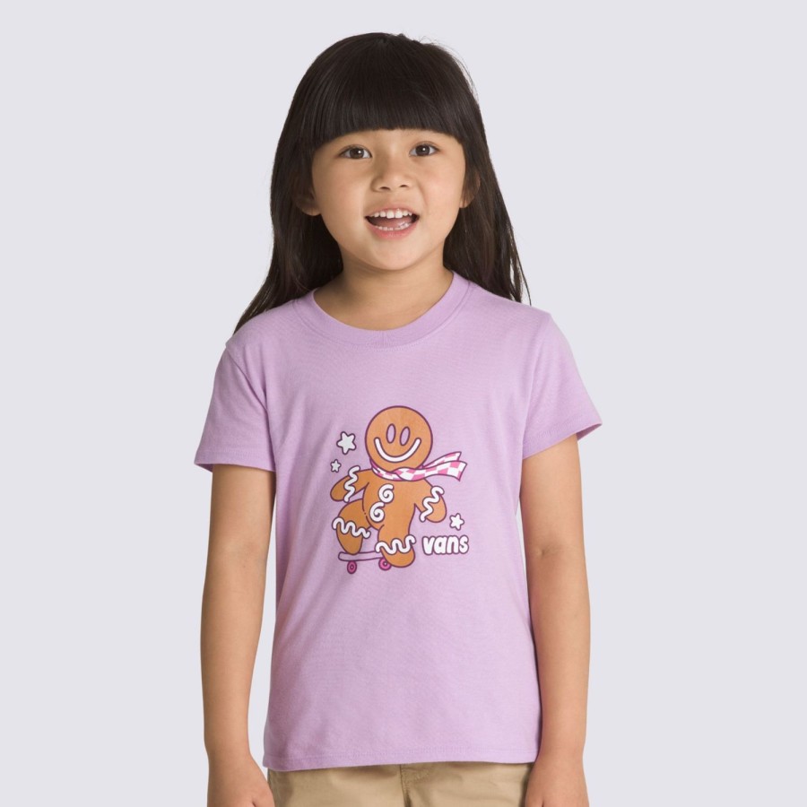 Kinder VANS Kleinkind-Bekleidung (2-8 Jahre) | Madchen Ginger Board T-Shirt (2-8 Jahre) Violett