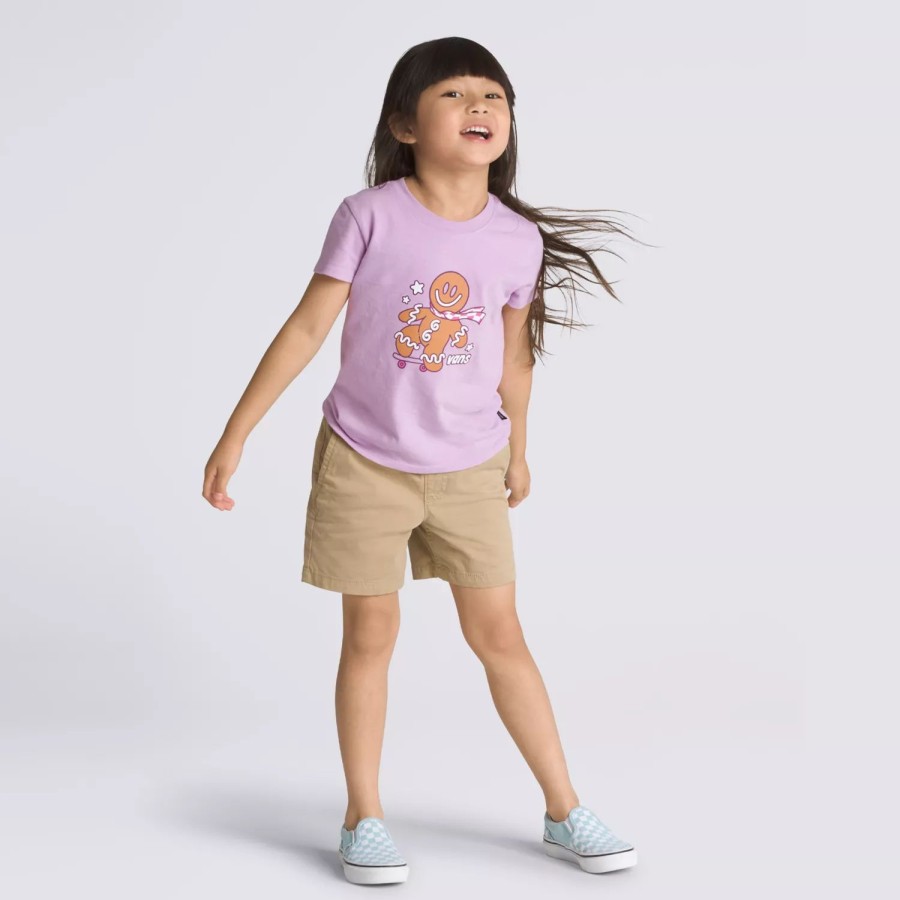 Kinder VANS Kleinkind-Bekleidung (2-8 Jahre) | Madchen Ginger Board T-Shirt (2-8 Jahre) Violett