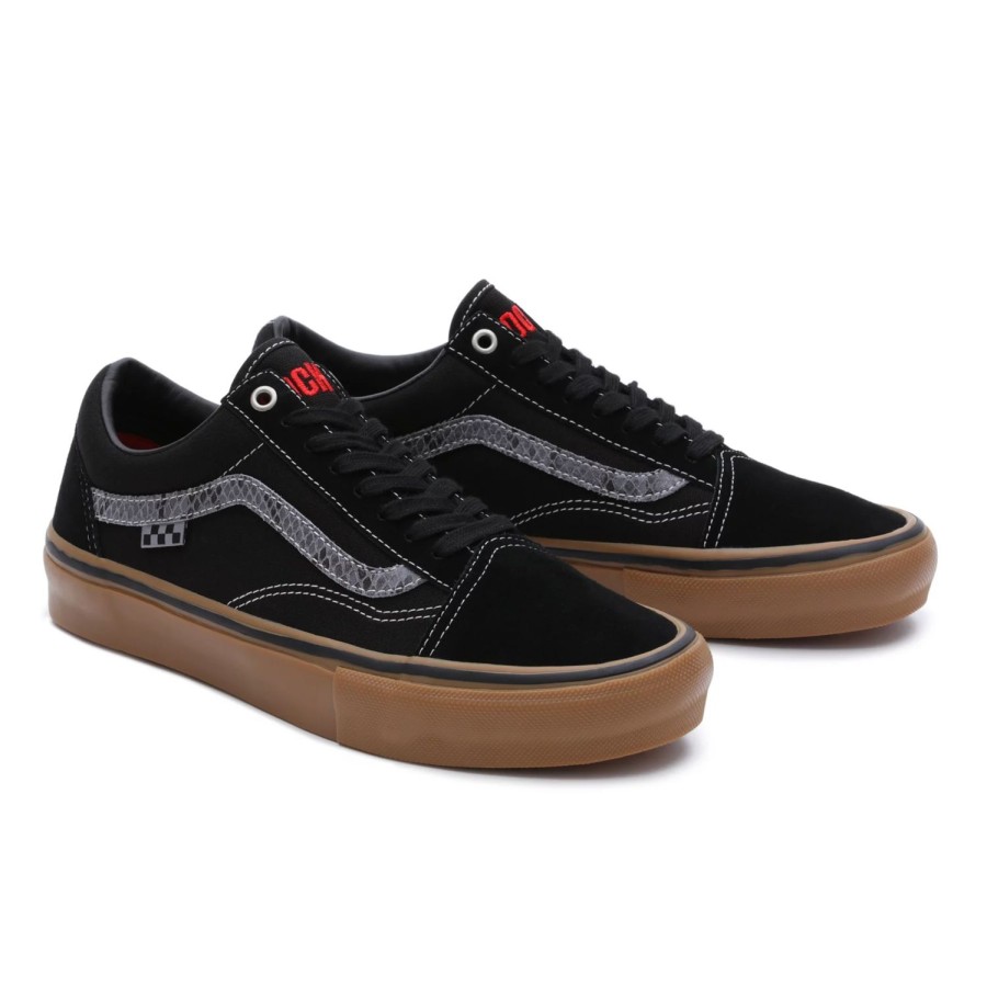 Herren VANS Skateschuhe | Vans X Hockey Skate Old Skool Schuhe Schwarz