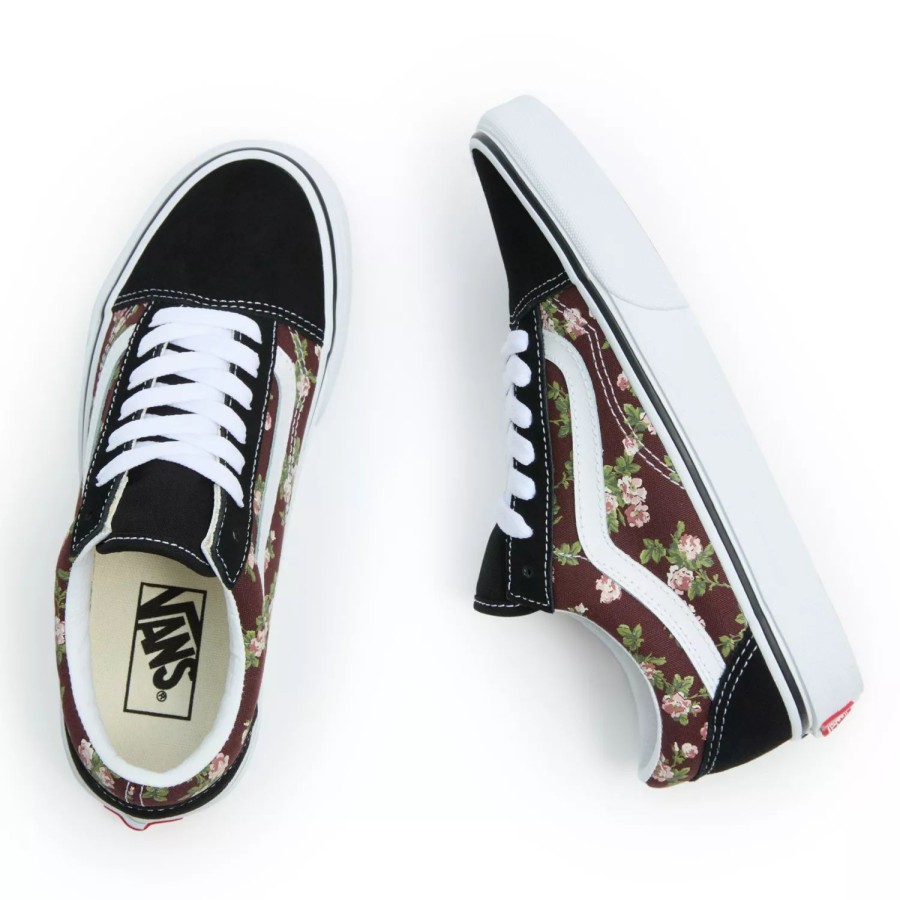 Damen VANS Classics | Old Skool Wallflower Floral Schuhe Braun