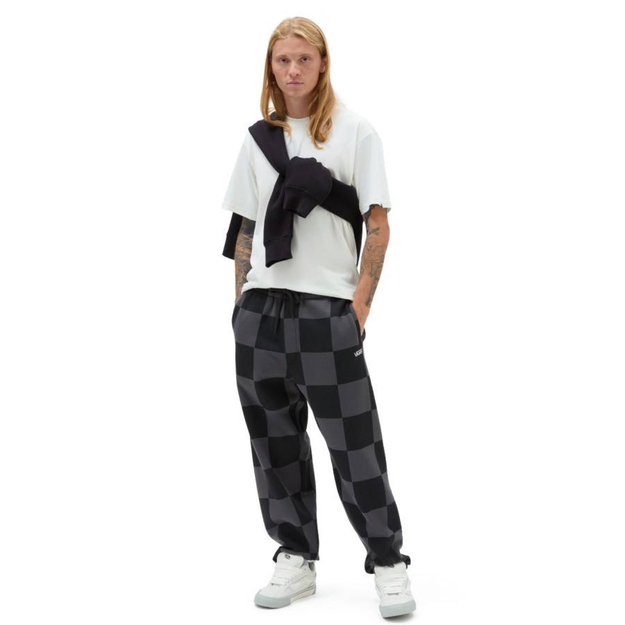 Herren VANS Hosen Guide | Big Check Loose Hose Schwarz