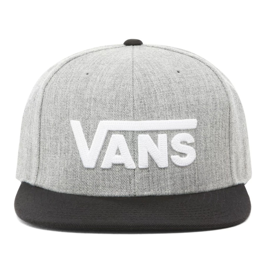 Herren VANS Mutzen, Caps & Hute | Drop V Snapback Kappe Grau