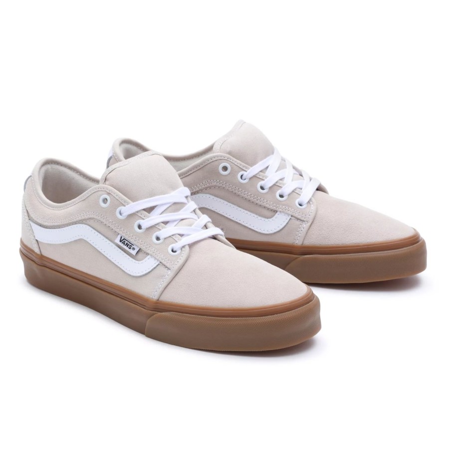 Damen VANS Skateschuhe | Chukka Low Sidestripe Schuhe Beige