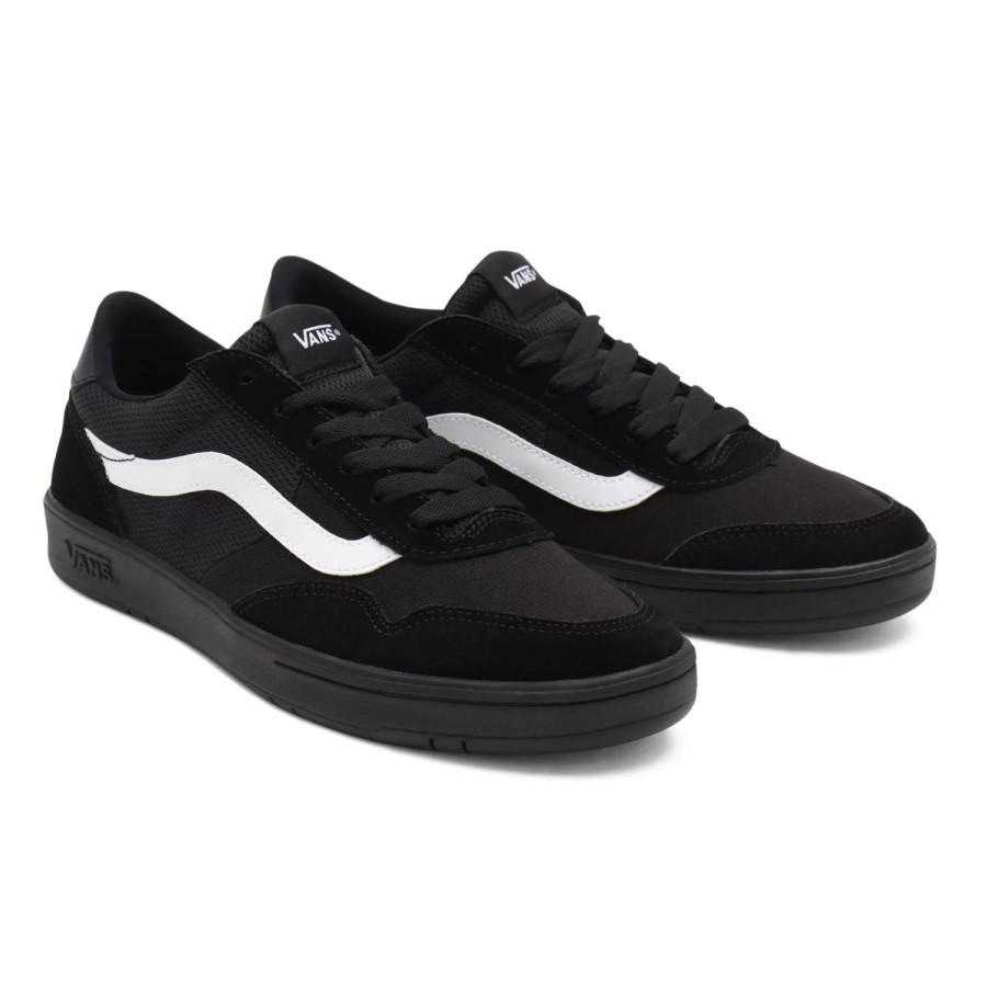 Herren VANS Low-Top-Schuhe | Staple Cruze Too Comfycush Schuhe Schwarz