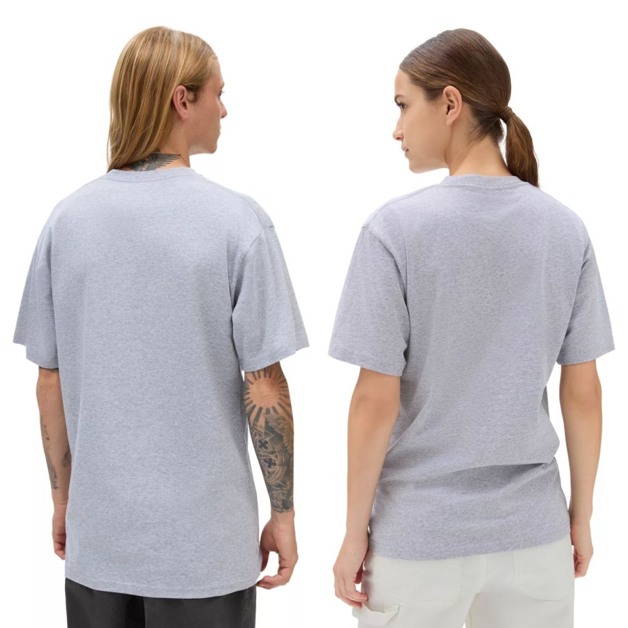 Herren VANS T-Shirts & Tank Tops | Left Chest Logo T-Shirt Grau