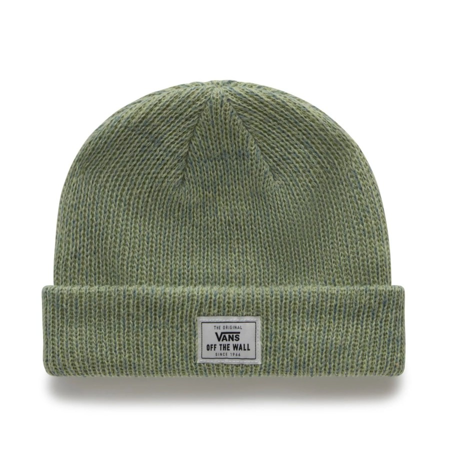 Herren VANS Mutzen, Caps & Hute | Bruckner Beanie-Mutze Mit Umschlag Grun